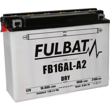 Akumulator Fulbat YB16AL-A2 DRY FB16AL-A2 12V 16.8Ah 210A